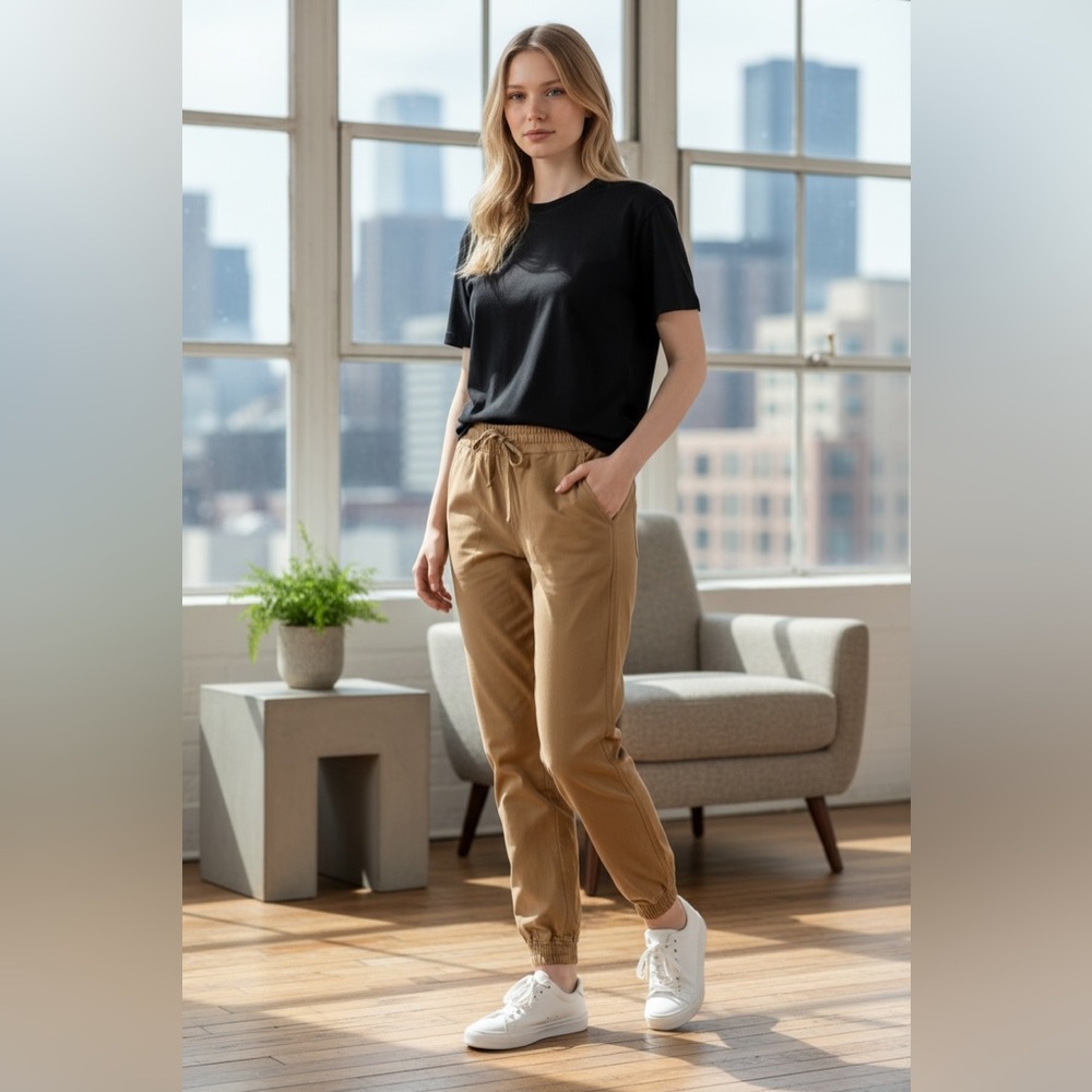 ARITZIA TNA Joggers Tan SZ: US S